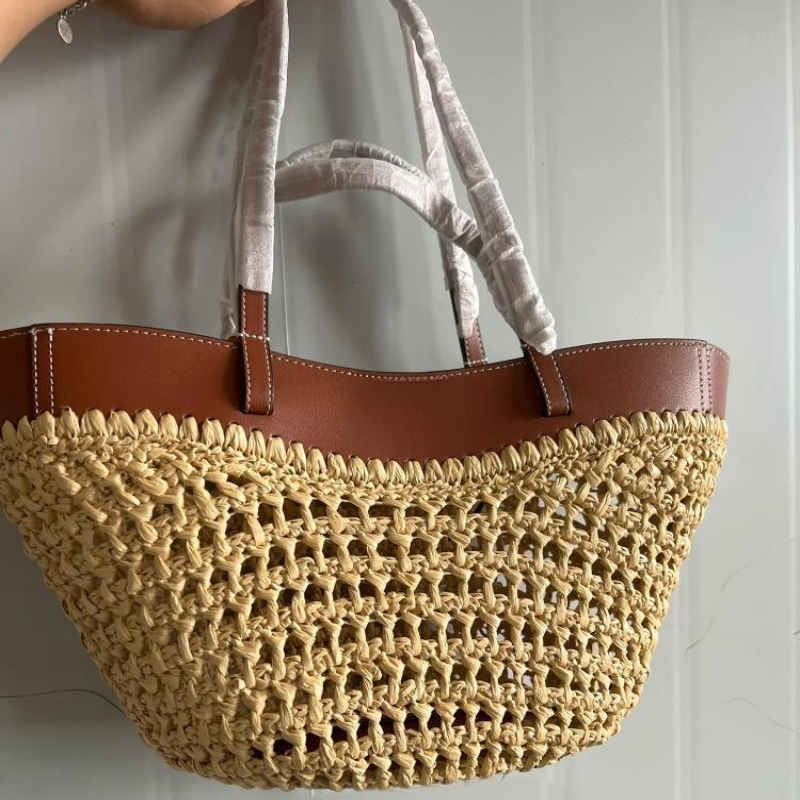 Luxury Raffia Straw Tote Bag,F - Crochet Bag Raffia recension och pris