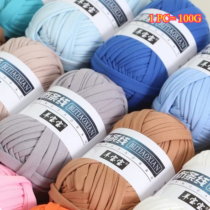100g T Shirt Knitting Yarn For - Crochet Bag Raffia recension och pris