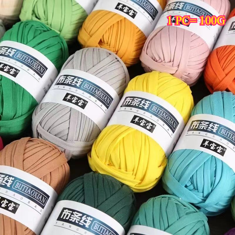 100g T Shirt Knitting Yarn For - Crochet Bag Raffia recension och pris