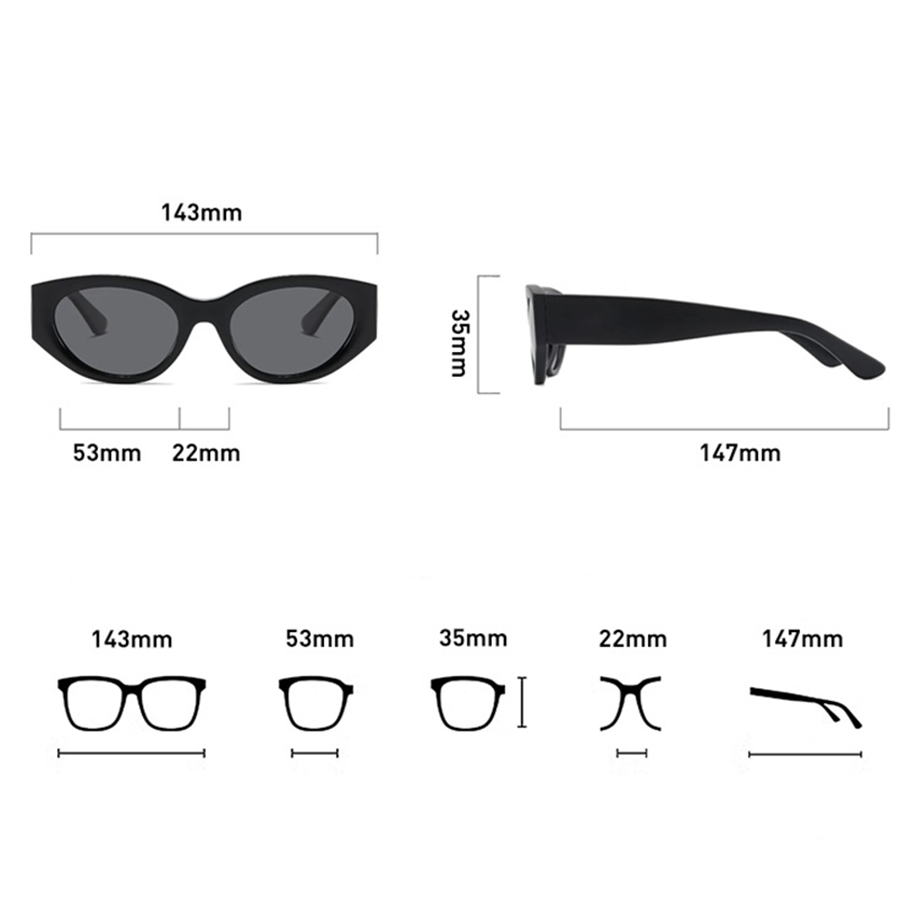 Women Men Classic Cat-Eye Pola - Sunglasses Cat Eye recension och pris
